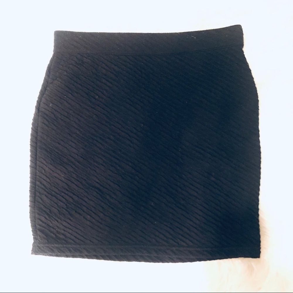 Free People textured mini skirt